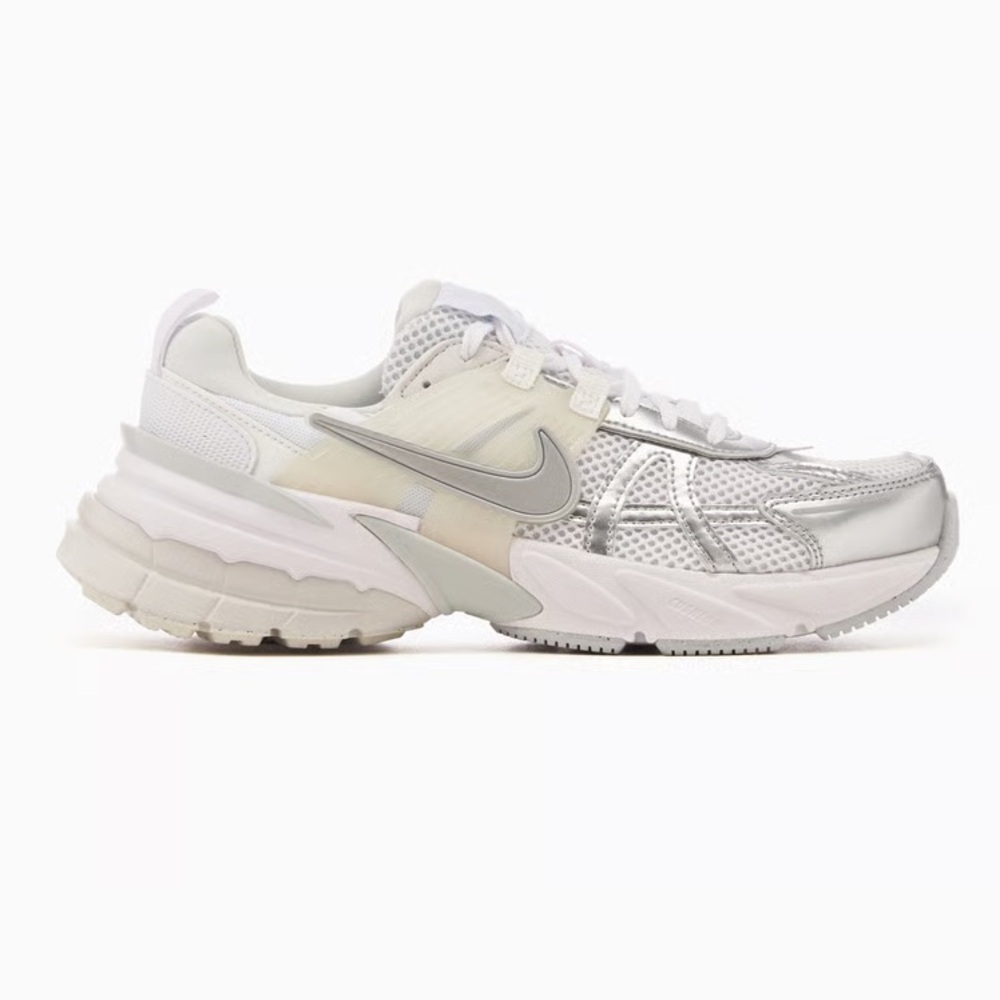 Nike - V2K Run Metallic Silver White - Men’s 10.5 Women’s 12
